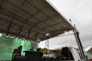 Oliver Heldens performs on the main stage.