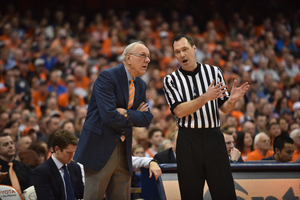 Syracuse's 41-year head coach Jim Boeheim will coach his first NIT game since 2008.