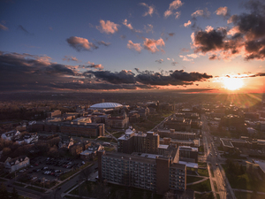 The Syracuse University campus was a hub for news last semester.