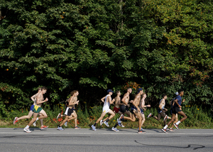 Aidan Tooker finished sixth in the race. The Orange had three runners finish in the top-10.