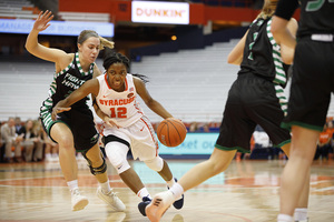 Kiara Lewis has played a big part in Syracuse's rotation as the first guard off the bench.