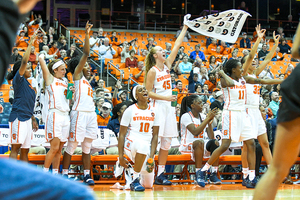 Syracuse makes the NCAA tournament with a home matchup after a 24-8 record.