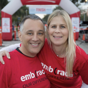 Friedkin (right) was the founder and chair of Stand Among Friends, an organization that works to build awareness and provide much needed resources for individuals with disabilities. 