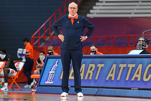 Jim Boeheim is in his 46th season as Syracuse's head coach.