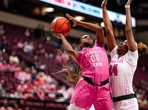 Ta'Niya Latson scored 19 points in the win over Syracuse, which was limited by the Seminoles defense.