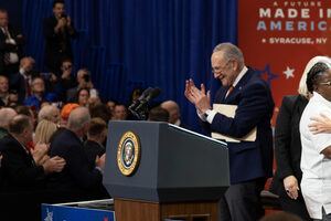 Sen. Chuck Schumer said that with  the 2022 CHIPS and Science Act, which invested in STEM education in hopes of long-term economic investment, companies like Micron and IBM are investing in central New York. On Friday, Schumer met with Dr. Sethuraman Panchanathan, director of the National Science Foundation, in hopes of getting more funding as Micron and other companies invest in the region.