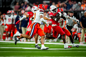 In Syracuse’s 44-41 win over No. 25 UNLV, running backs LeQuint Allen Jr. and Yasin Willis combined for 191 total yards and five touchdowns.