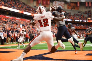 Rodney Williams jumps in front of N.C. State's intended receiver and makes an interception.